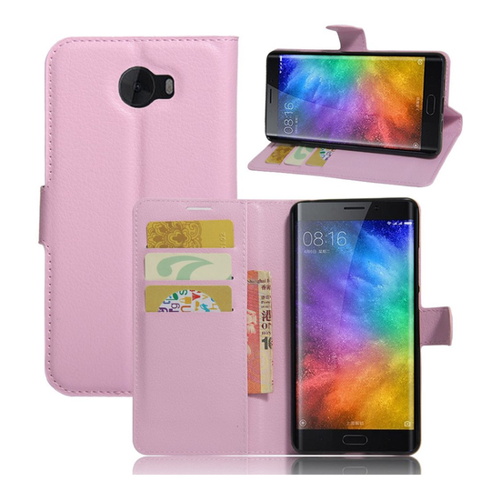 Xiaomi Mi Note 2 moderni nahkakotelo - Pinkki
