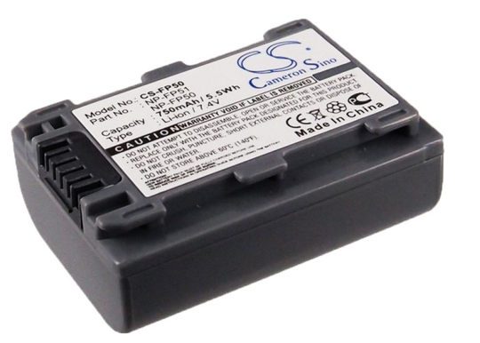 Sony NP-FP50 NP-FP30 NP-FP51 yhteensopiva akku 750 mAh