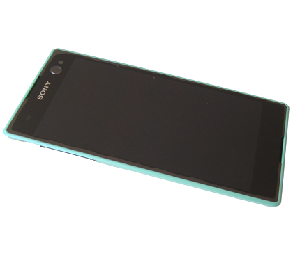 Kosketuspaneeli and LCD Näyttö Sony D2533 Xperia C3/ D2502 Xperia C3 dual - mint (Alkuperäinen)