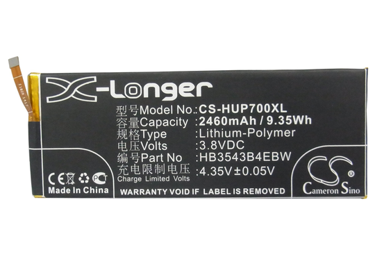 Huawei Ascend P7 Ascend P7-L00 Ascend P7-L05 akku 2460 mAh