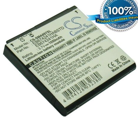 Samsung Mythic A897 Mythic SGH-A897 R860 akku 1050 mAh
