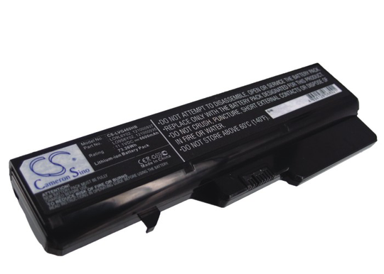 Lenovo IdeaPad G460 akku 6600 mAh - Musta