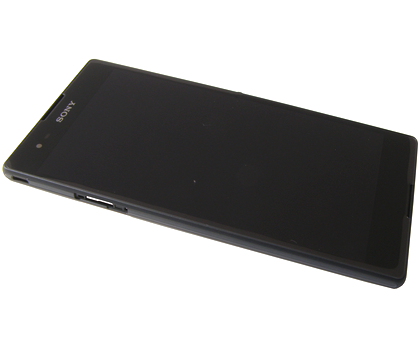 Etupaneeli kosketuspaneelilla and LCD Näyttö Sony D5303/ D5306 Xperia T2 Ultra - musta (Alkuperäinen)