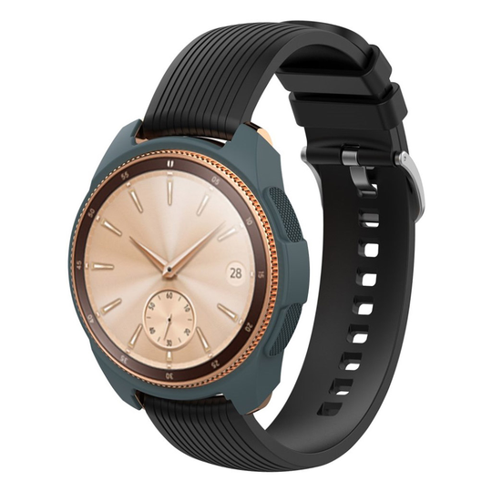 Samsung Galaxy Watch (42mm) smart watch silikoni Suojakotelo - Tummansininen