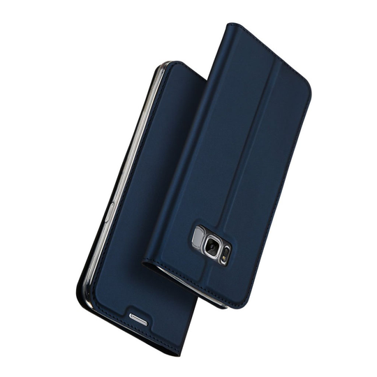 DUX DUCIS Samsung Galaxy S8 business nahkakotelo - Tummansininen