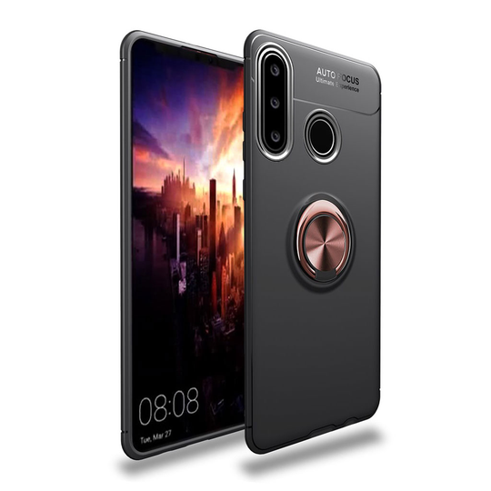 LENUO Huawei P3 Lite case - Black / Rose