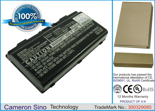 Asus T12Er X51RL T12Jg T12C X51L T12Ug T12Fg T12 X51H X51R T12Mg T12Mg T12Ug akku 4400 mAh