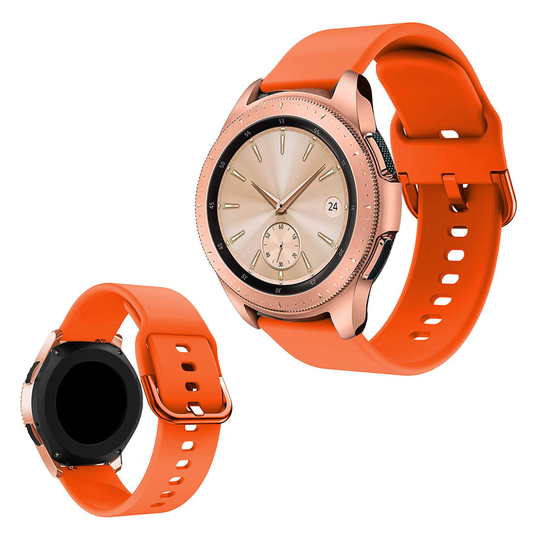 Samsung Galaxy Watch (42mm) silicone watch band - Orange