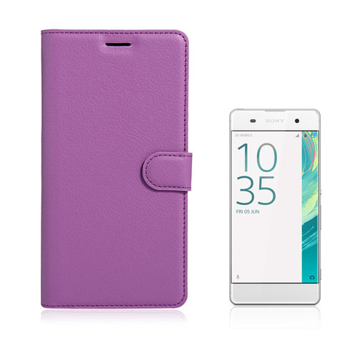 Mankel Sony Xperia XA Ultra PU Nahkakotelo Läpällä - Violetti