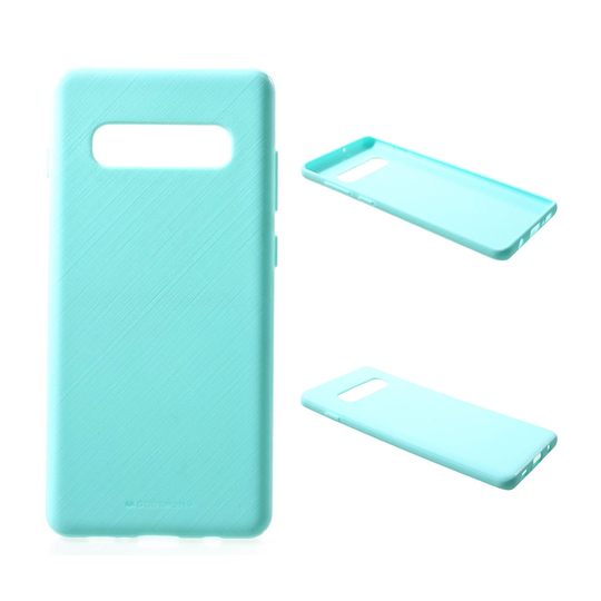 MERCURY GOOSPERY Samsung Galaxy S10 Plus style lux pintainen suojakotelo - Sinivihreä