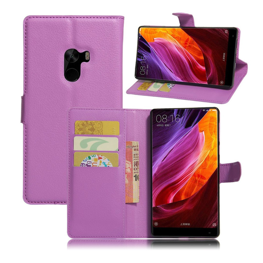 Xiaomi Mi Mix moderni nahkakotelo - Violetti