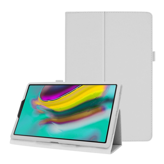 Samsung Galaxy Tab A 10.1 (2019) litchi leather case - White