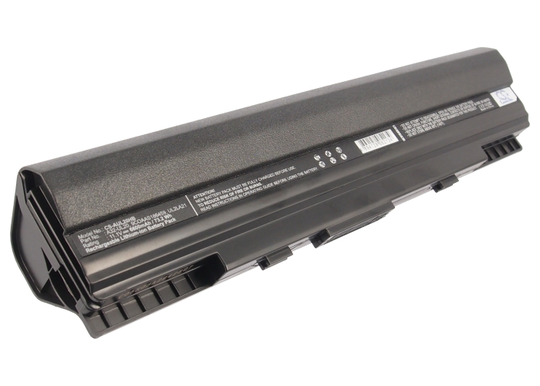 Asus Eee PC 1201 akku 6600 mAh - Musta