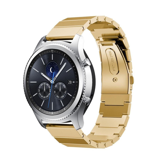 Samsung Gear S3 Kiinteä Ruostumaton Teräs Kellon Ranneke - Kulta