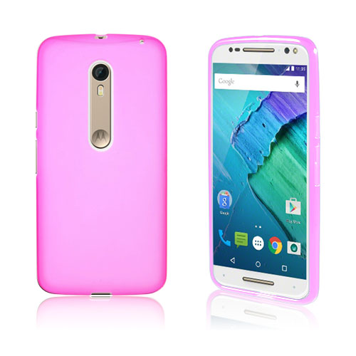 Motorola Moto X Style Pehmeä Matta TPU Geeli Kuori - Rosee
