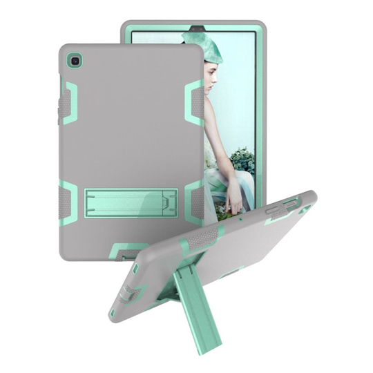 Samsung Galaxy Tab S5e shockproof hybrid case - Grey / Cyan