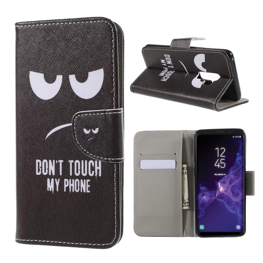 Samsung Galaxy S9 Plus uniikki suojakotelo - Älä koske puhelimeen