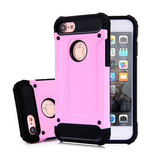 iPhone X Armor Hard Cover Hard (Light Red)