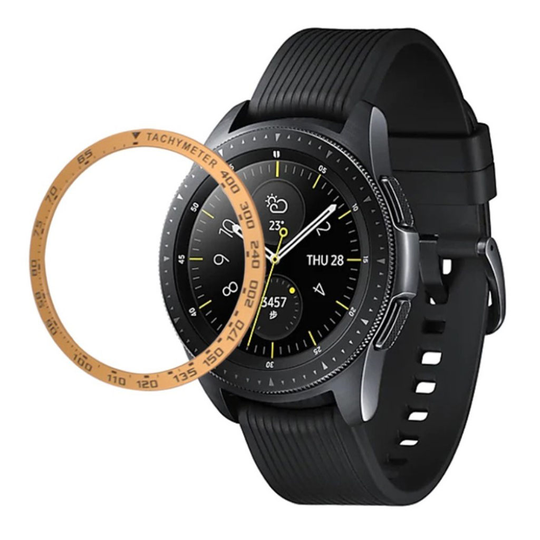 Samsung Galaxy Watch (42mm) aluminum alloy styling bezel - Gold