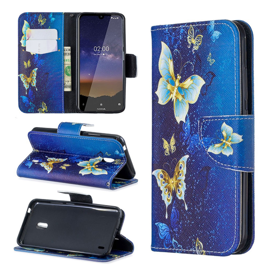 Wonderland Nokia 2.2 kotelot - Perhonen Kuvio