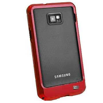 Samsung Galaxy S2 Alumiininen Suojakehys (Punainen)