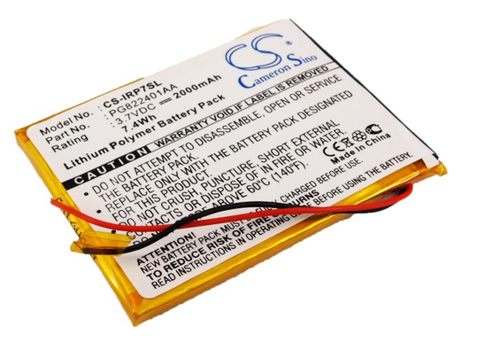 iRiver P7 1P0716SIL 16GB 1P0708SIL 8GB REI-P7(B) akku 2000 mAh