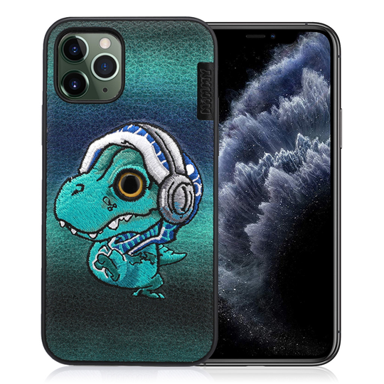 Nimmy Monster iPhone 11 Pro Embroidered Cover - Green