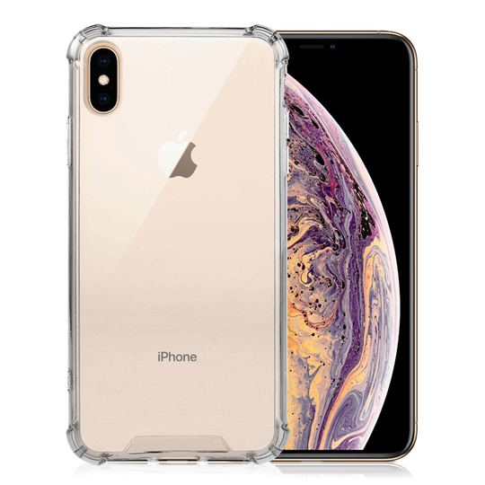 iPhone Xs Max drop-proof acrylic hybrid case - Transparent