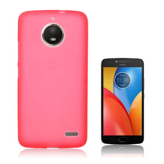 Motorola Moto E4 mattapintainen suojakuori - Punainen