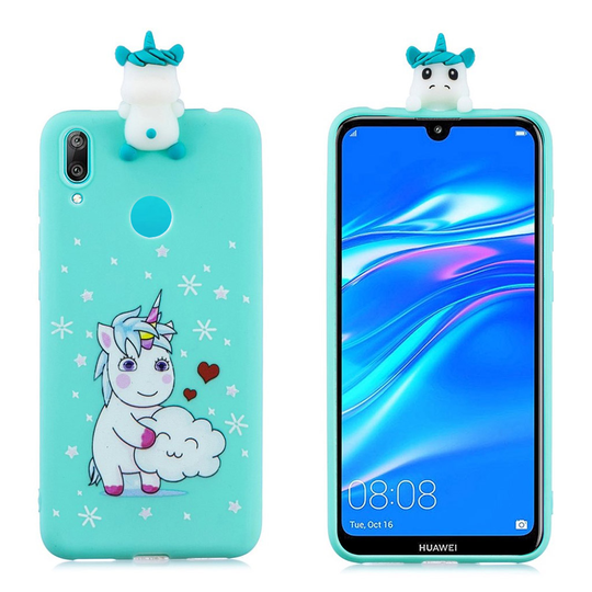 Huawei Y7 2019 3D Cute doll case - Unicorn