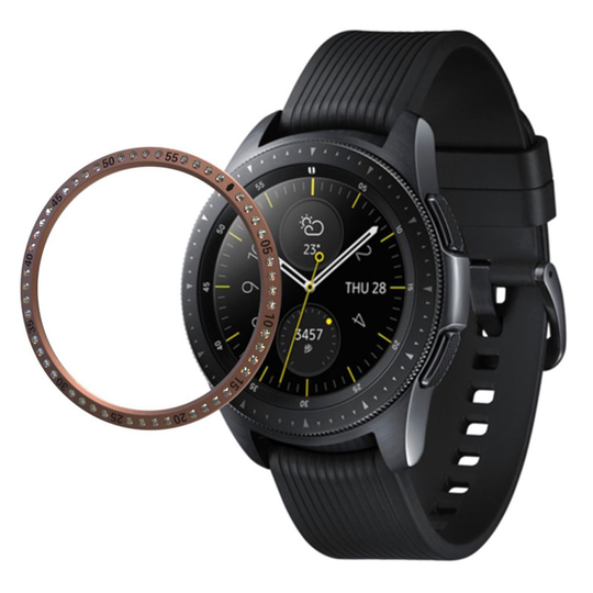 Samsung Galaxy Watch (42mm) crystal aluminum alloy bezel - Gold