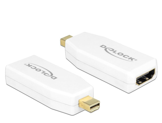 MiniDisplayPort To HDMI Adapter, DP 1.2, White