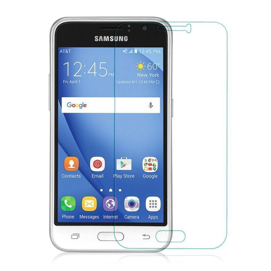 Samsung Galaxy J1 (2016) Screen Cover in Hardened Glass