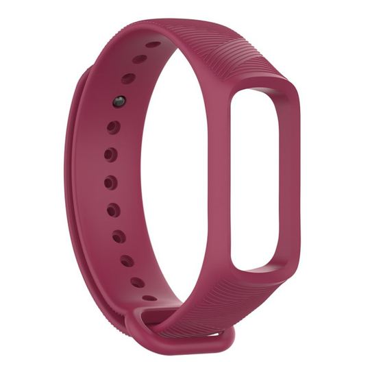 Samsung Galaxy Fit e twill design silicone watch band - Red