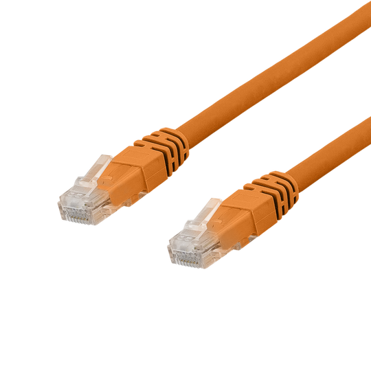 U/UTP Cat6a Laitekaapeli, 2m, 500MHz, Delta-sertifioitu, LSZH, Oranssi