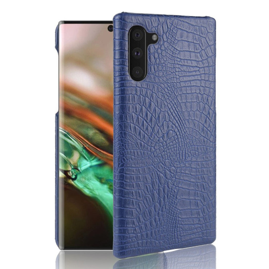 Croco Samsung Galaxy Note 10 kuoret - Sininen