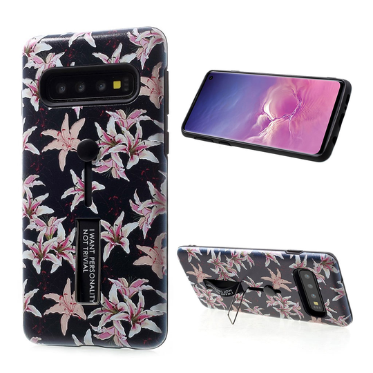 Samsung Galaxy S10 kohokuvioitu hybridi suojakotelo - Style G
