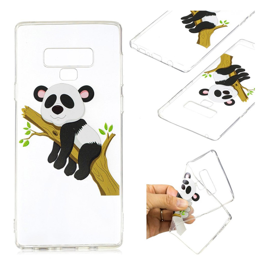 Samsung Galaxy Note9 Pehmeä Kuvallinen Silikooni Geeli Takasuoja Kuori - Panda Puussa