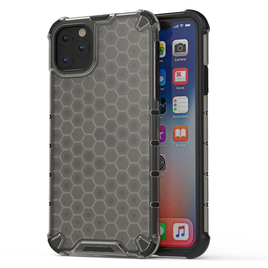 Bofink Honeycomb iPhone 11 Pro Max kuoret - Musta