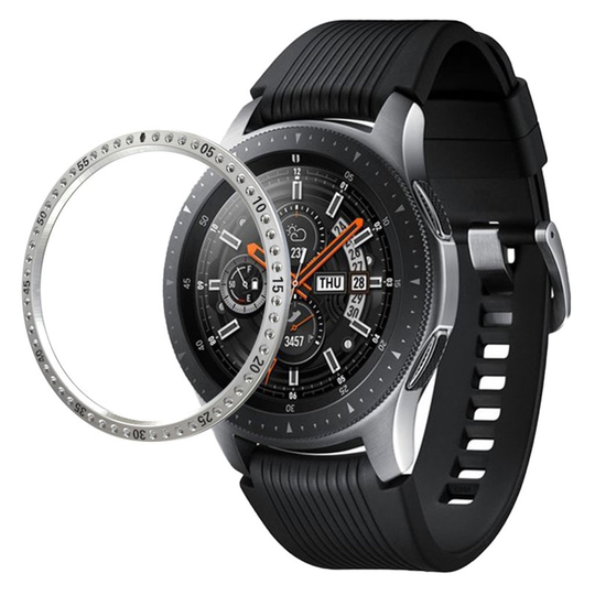 Samsung Galaxy Watch (42mm) crystal aluminum alloy bezel - Silver