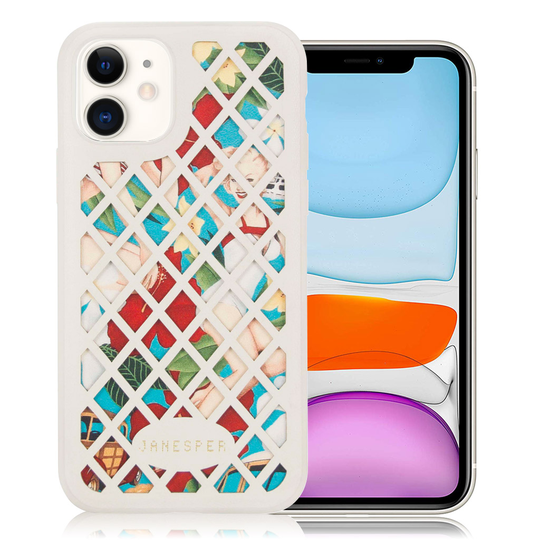 Janesper Lilith iPhone 11 Cover - WHITE