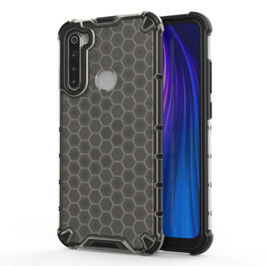 Bofink Honeycomb Xiaomi Redmi Note 8 kuoret - Musta