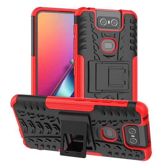 Offroad Asus ZenFone 6 ZS630KL kuoret - Punainen