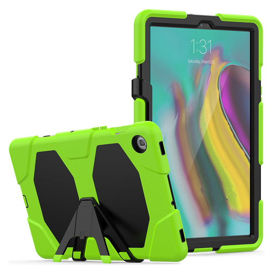 Samsung Galaxy Tab S5e shockproof silicone hybrid case - Yellowgreen