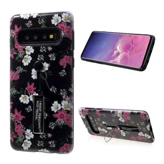 Samsung Galaxy S10 kohokuvioitu hybridi suojakotelo - Style Q
