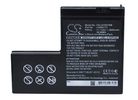 Lenovo IdeaPad Y650 IdeaPad Y650 4185 IdeaPad Y650A akku 3600 mAh