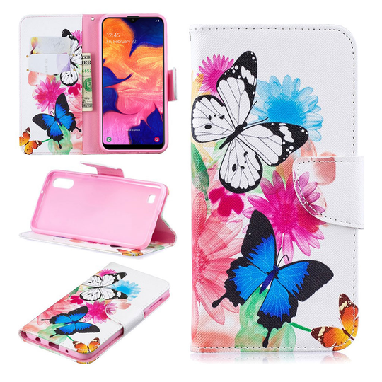 Wonderland Samsung Galaxy A10 kotelot - Livlige Sommerfugle