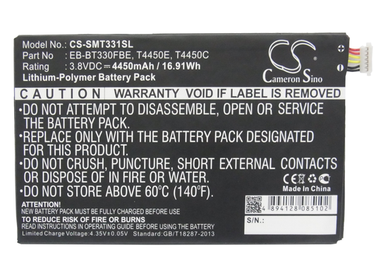 Samsung Galaxy Tab 4 8.0 SM-T330 SM-T355 akku 4450 mAh