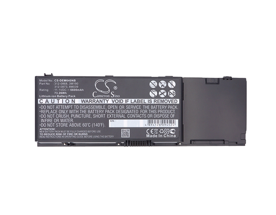 Dell Inspiron 1501 Precision M6400 Precision M6500 E1505 Latitude 131L Akku - 6600mAh