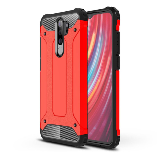 Armour Guard Xiaomi Redmi Note 8 Pro kuoret - Punainen
